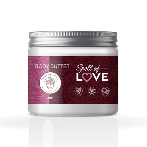 Body Butter Label for Skincare Line