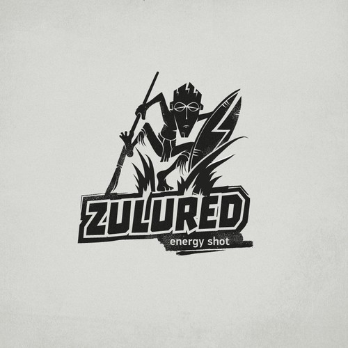 zulu red logo design