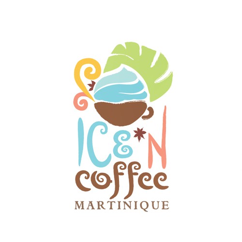 Hot and cold: ice cream / coffee, a concept store in Caribbean island