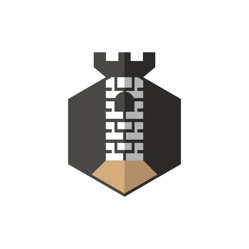 castle tower logo available for sale