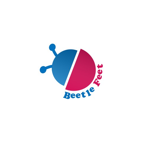 Create a fun logo for 'Beetle Feet' children's shoes