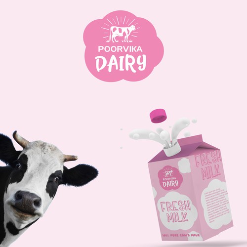 Milk carton for a indian brand