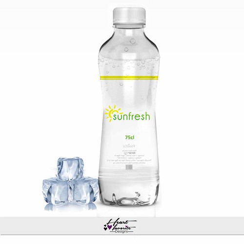 Fresh, Unique Bottle Water Design