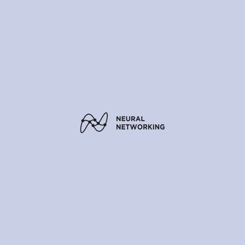 clean, professional and modern logo for neural networking