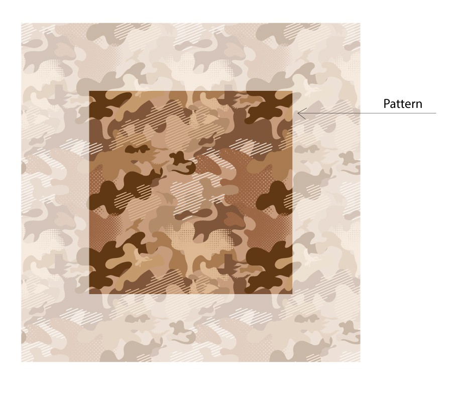 Old School Camo pattern design