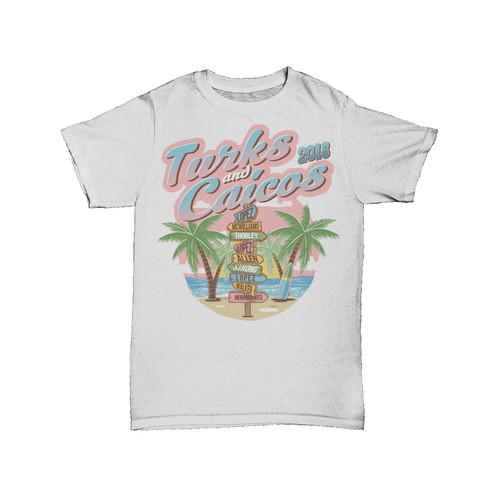 T Shirt concept for "Turks and Caicos"