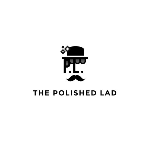 Logo concept for The Polished Lad