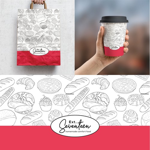 Packaging for a breakfast restaurant