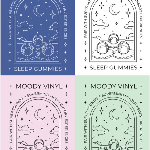 Moody Vinyl Sleep Gummies