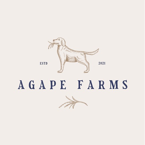  Modern-Vintage Feel Brand For a Community Loving Farm in Texas