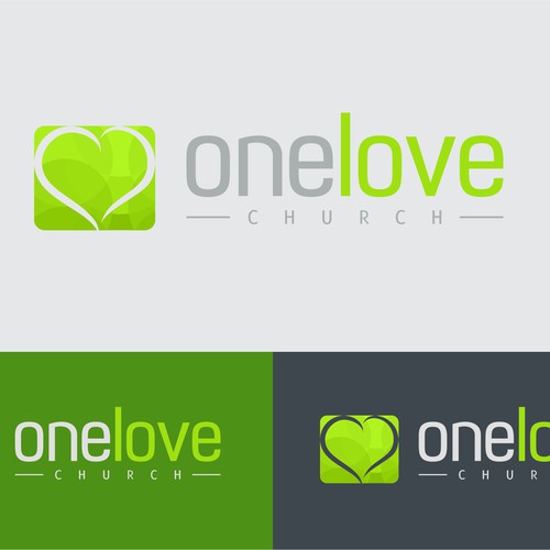 Logo for onelove chruch.