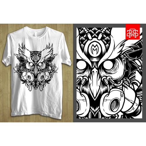 Create a T-Shirt for Austin rock band, Megafauna