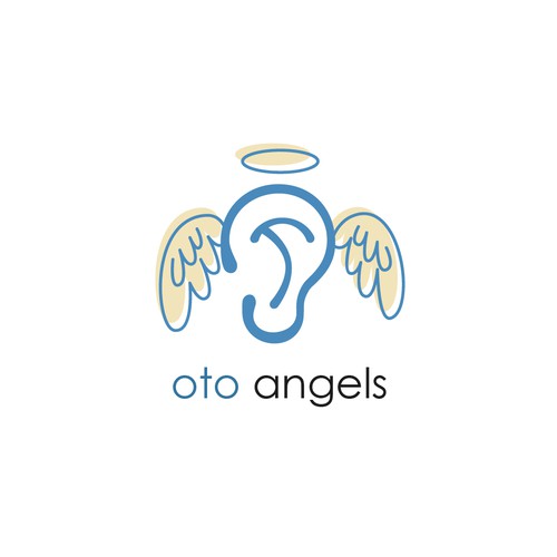 Logo design for "Oto Angels" non-profit otoplasty medical group