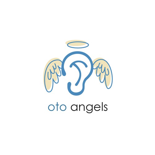 Logo design for "Oto Angels" non-profit otoplasty medical group