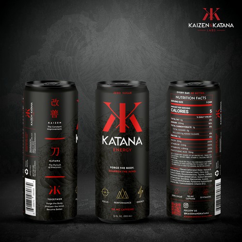 Logo and Packaging Design for Kaizen and Katana