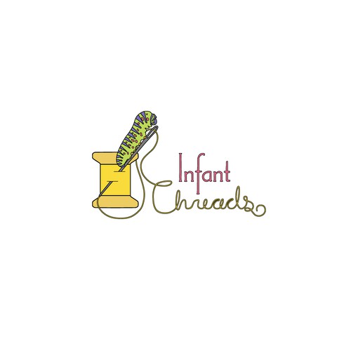 Playful logo concept for a baby product brand