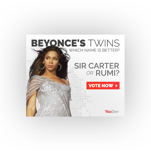 Banner Ad - Beyoncé Twins