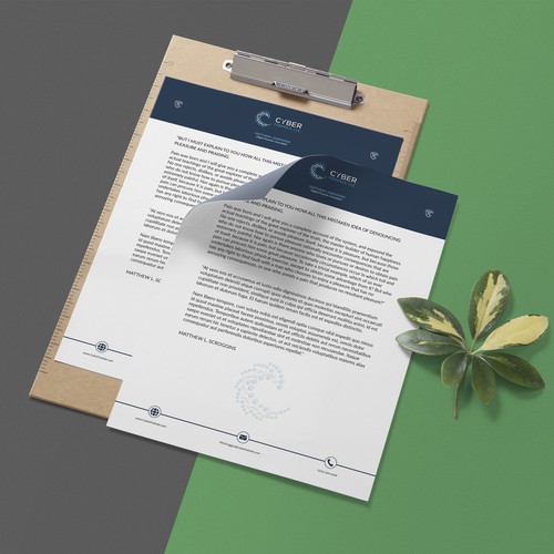 Letterhead design