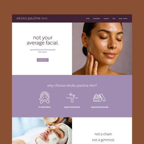 Ekoko Pauline Skin Website & Branding