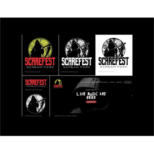 Logo Design for Horror Theme Park