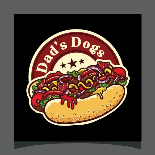 Dad’s Dogs logo design