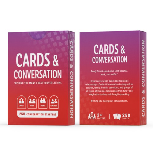 Cards & Conversation box design