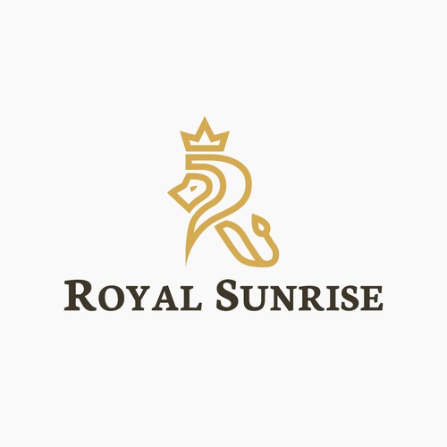 Logo Design | Lion + R + Royal