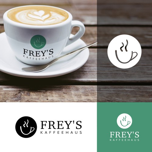 Logo concept for a café