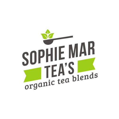 Modern, fresh and minimal logo-design for tea company