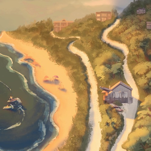 Wye River Illustration