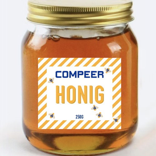 Honey jar label