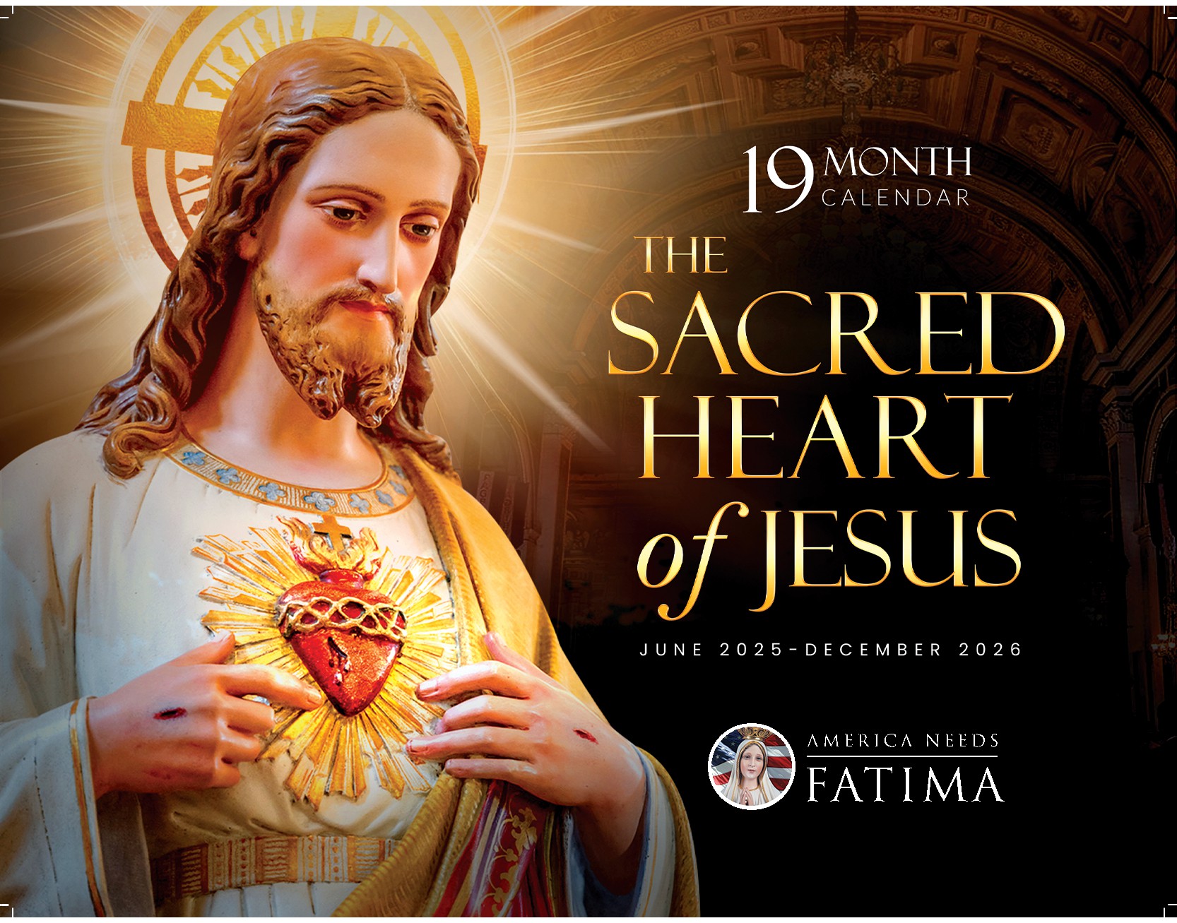 We need a beautiful Sacred Heart calendar cover.