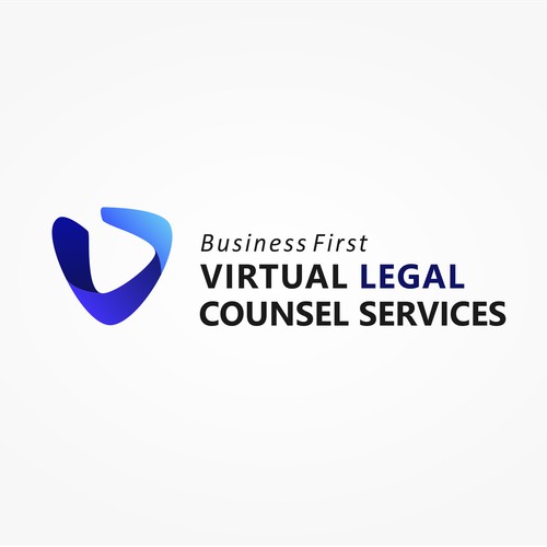 A powerful logo design for a virtual law firm in the pharmaceuticals and health sector