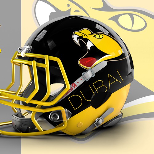 Bold logo for football team