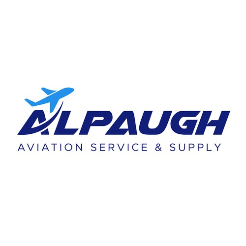 Aviation service and supply company Logo