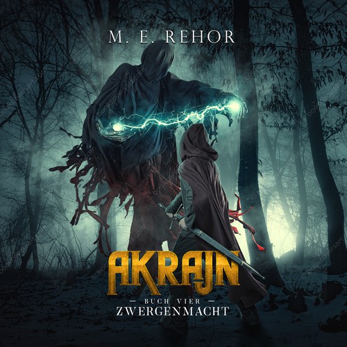 Epic fantasy book cover