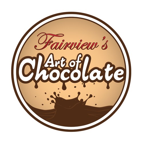 Chocolate logo design contest entry.