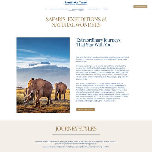 Premium Web Design for Luxury Travel