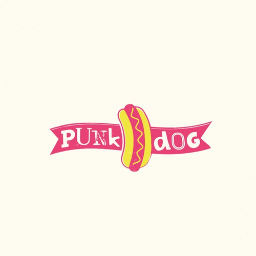 Punk Dog Street Food Logo Design