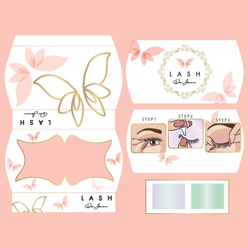 Eyelash packaging