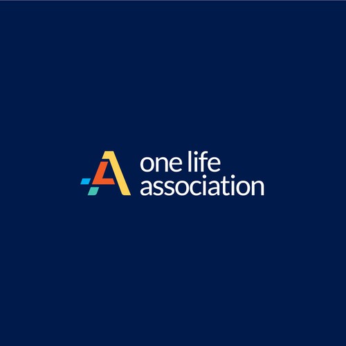 Minimalist Bold Logo concept for One Life Association