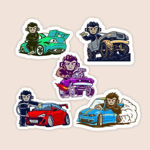 Monkey car