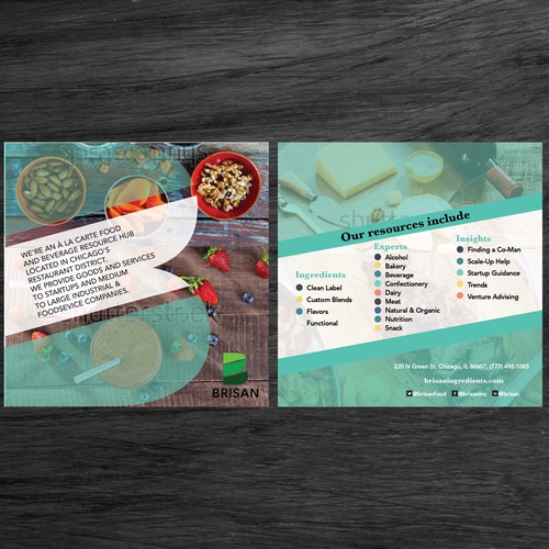 Funky Food & Beverage Company Flyer