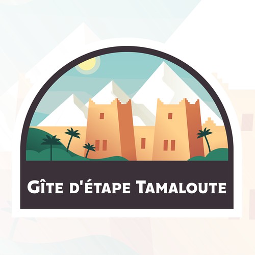 Gîte d'étape Tamaloute Rebrand Logo