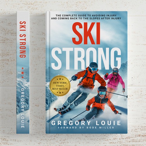 SKI STRONG Book Cover Design