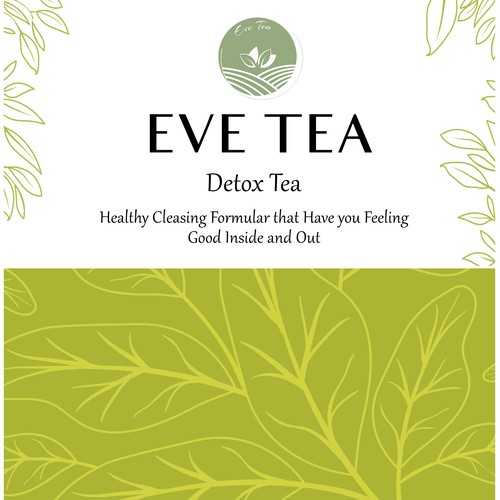 Organic Tea Brand Logo Design