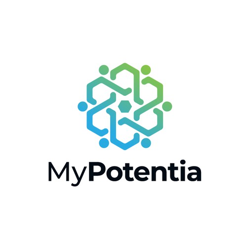 Geometric logo for MyPotentia 