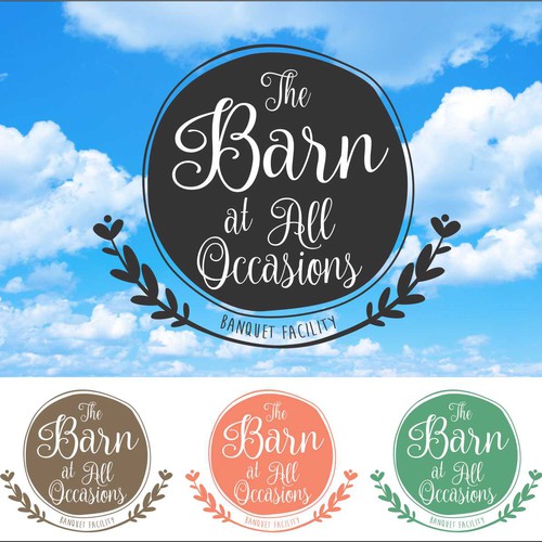 Rustic Logo for The Barn at All Occations