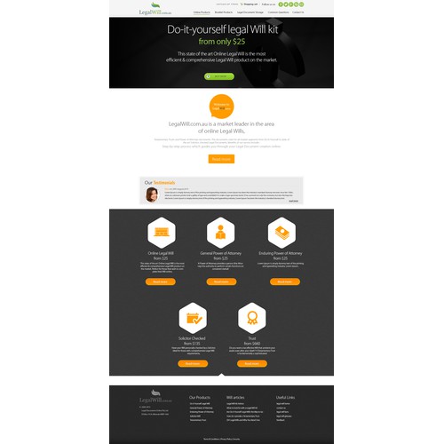 Create A Cool, Modern & High Converting Website for LegalWill