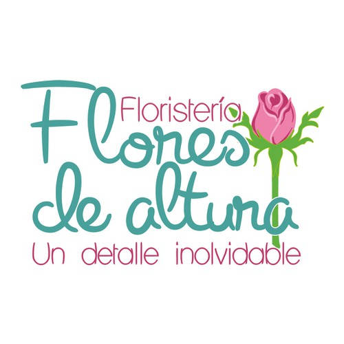 Create a flower shop logo design